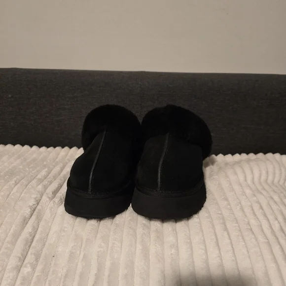 UGG Disquette Slippers Black Size 7 - Picture 5 of 11